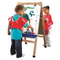 Childcraft Double Adjustable Art Easel, Dry Erase Panels, 24 x 26-7/8 x 44-1/2 Inches 16667